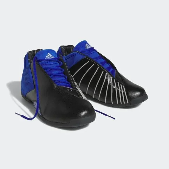adidas T-Mac 3 Restomod Core Black Royal Blue - Picture 7 of 9